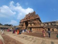 The gopuram of the mainÃÂ Entrance of brihadeeswara Temple